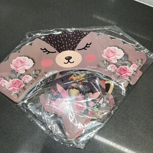 60 pieces Woodland cupcake reputations Woodland creature supplies